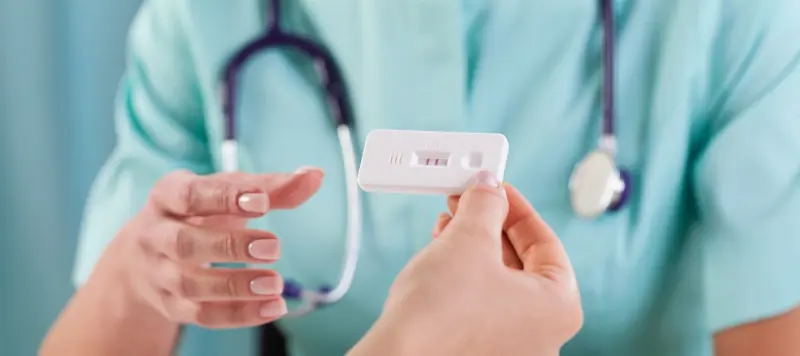 Free pregnancy test in Washington DC.