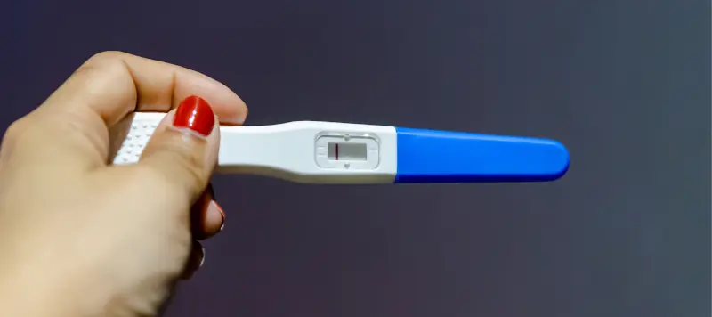 Negative-Pregnancy-Test Negative pregnancy test.